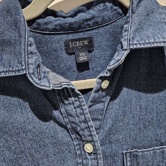 J. Crew Denim Button Down shirt - Picture 2 of 4